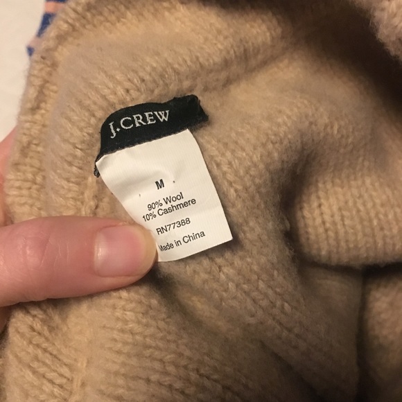 J.Crew Cashmere Camel Boatneck Sweater - Picture 4 of 4